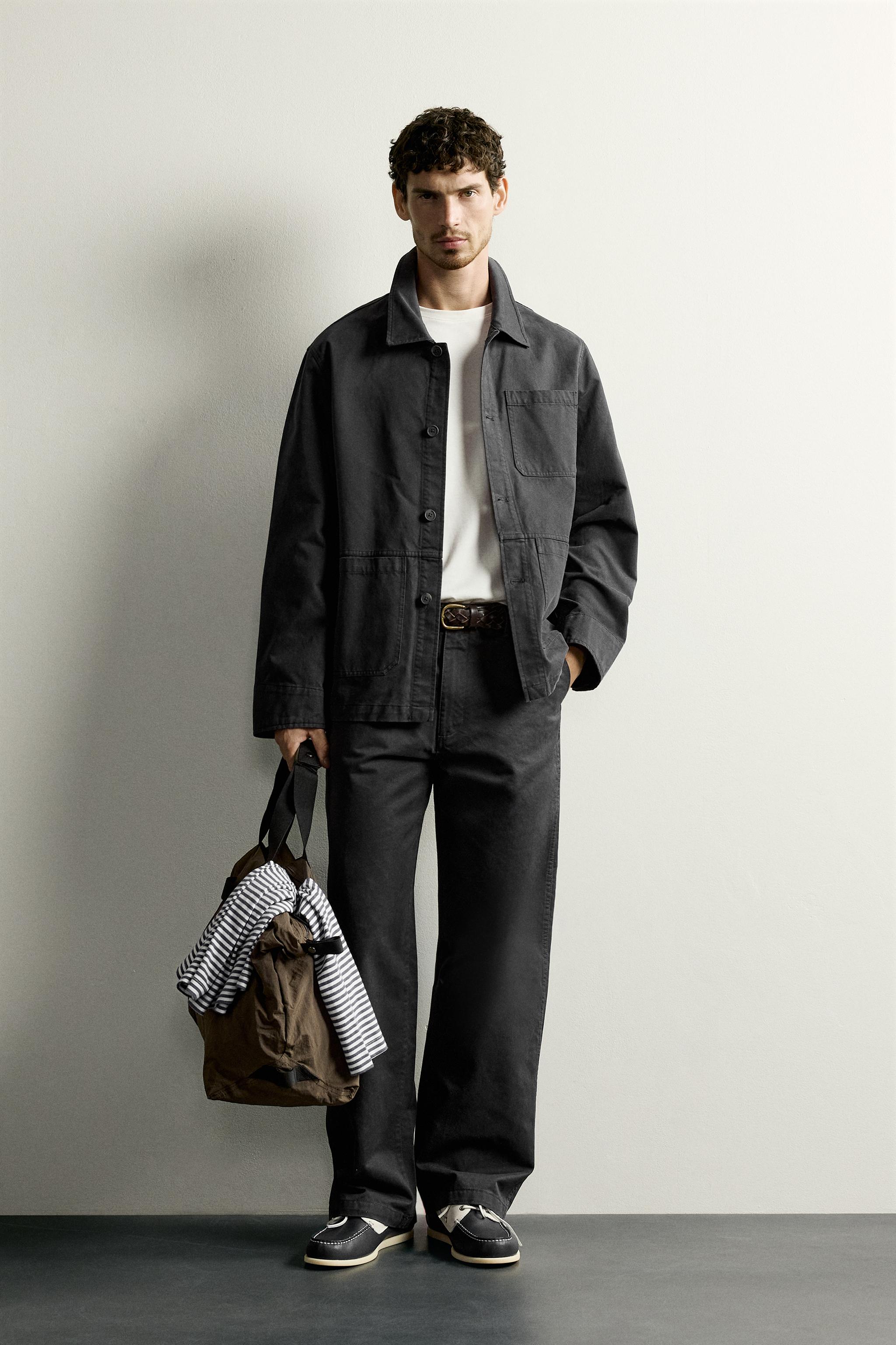 REGULAR FIT POCKET OVERSHIRT